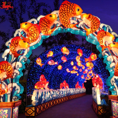 Festival de Lanternas da China Zigong Cartoon Lantern Festival Fornecedor Lanterna de Natal Show