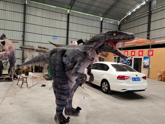 Traje Animatronic realístico do dinossauro de T-Rex da simulação adulta