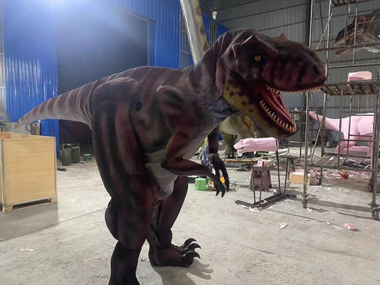 Customização de tamanho natural Traje realista de dinossauro para sala de jogos