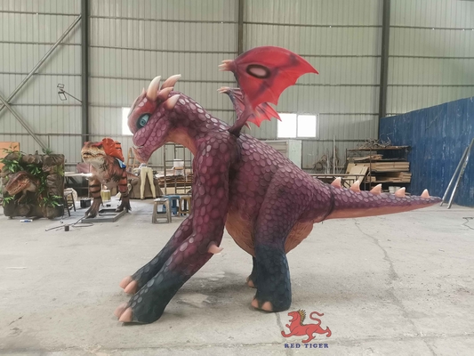 Parque de Aventuras desfile de carnaval atraente animação realista costume de dragão para venda