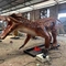 Modelos realistas de dinossauros em tamanho real ao ar livre estátua de crocodilo equipamento para parque temático