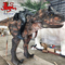 Simulação feita à mão Animatrônica Dinossauro Traje Em Festa de Trajes