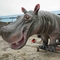 Hipopótamo animatrônico, hipopótamo de tamanho completo de 4m para parque de diversões