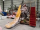 O dinossauro da fibra de vidro desliza o equipamento de T Rex Slider With Stair Playground