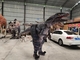 Traje Animatronic realístico do dinossauro de T-Rex da simulação adulta