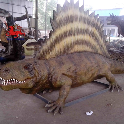comprar Estátua de dinossauro animatrônico realista à prova de sol 4m Dimetrodon para parque temático online manufacture