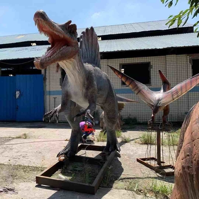 Bom preço Exposições Realistic Animatronic Dinosaur 6m Spinosaurus Model on-line