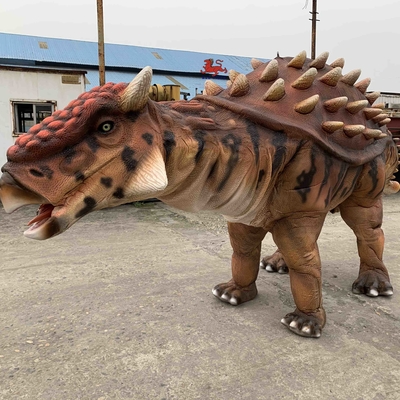comprar Traje de dinossauro realista de cor natural Traje de anquilossauro de controle manual online manufacture