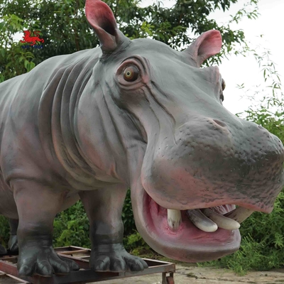 comprar Hipopótamo animatrônico, hipopótamo de tamanho completo de 4m para parque de diversões online manufacture