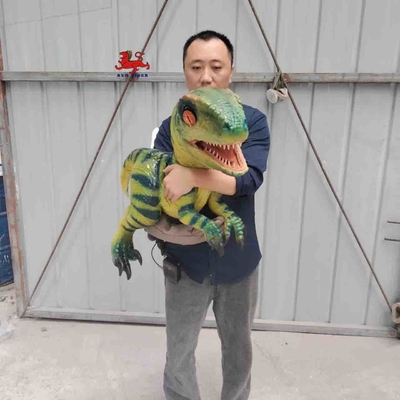 Bom preço Fantoche de dinossauro realista em tamanho real, fantoche de mão do Velociraptor do Parque Jurássico on-line