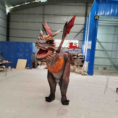 Traje de dinossauro realista do mundo jurássico idade adulta 12 meses garantia
