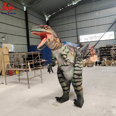 Bom preço Fantasia de Dinossauro Realista Velociraptor em Tamanho Real para Show de Palco on-line