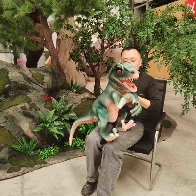 Fantoche de mão de dinossauro de parque temático / fantoche de braço de dinossauro realista