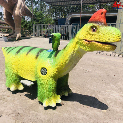 Passeio de dinossauro animatrônico artificial à prova d'água para ganhar dinheiro