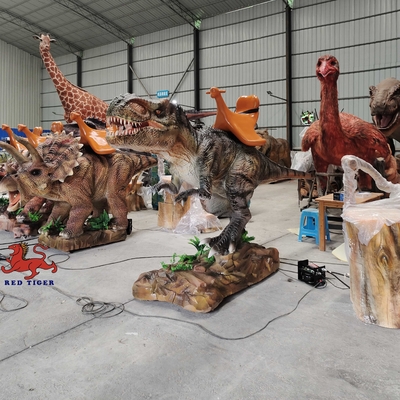 Parque temático realista Animatronic Dinosauro T Rex com movimento e personalização de som