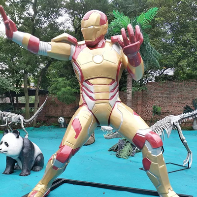 Good price Estátua do Homem de Ferro da Marvel de resina de produtos de fibra de vidro personalizados à prova d'água on-line