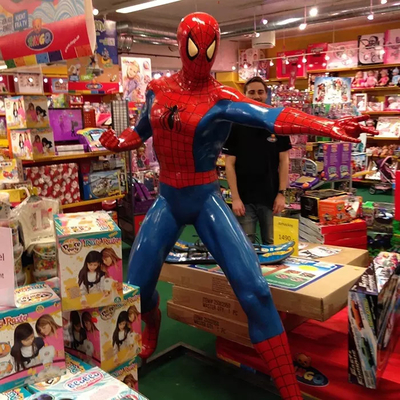 comprar Estátua do Homem-Aranha da Marvel em fibra de vidro Estátua do Homem-Aranha em tamanho natural online manufacture