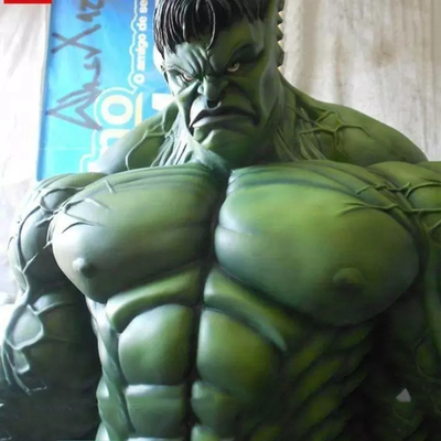 Produtos de fibra de vidro de rua personalizados estátuas de resina real da Marvel