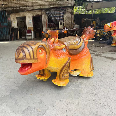 Bom preço Passeio realista de dinossauro animatrônico de 1,8 m com personalização de movimento/som on-line