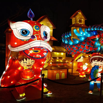 Bom preço Lanterna dragão chinesa externa tamanho 60 cm-30 m forma personalizável on-line