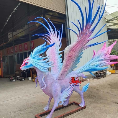 vista a mitologia animal chinesa do Animatronics animal da resistência - Bibi