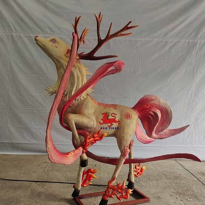 Pi animal Jiu da mitologia chinesa realística customizável do Animatronics