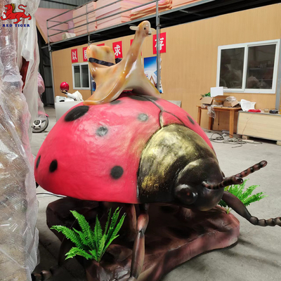 Simulação elétrica personalizada Insectos animatrônicos com cor e som disponíveis