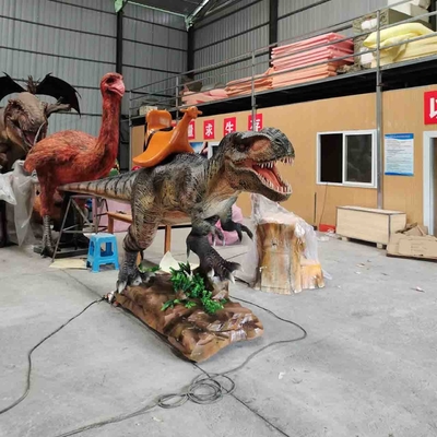 Sonoridade personalizada Dinossauro animatrónico para centros de entretenimento