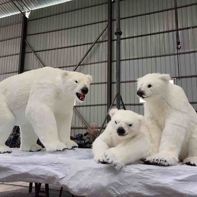 comprar Parques temáticos Autêntico Urso Polar Animatrônico Com Voz e Sons de Animais online manufacture
