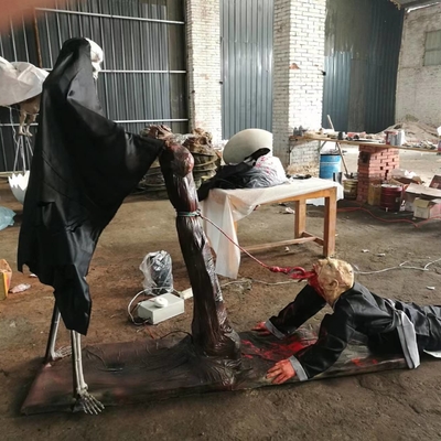 Horror Animado Assombrado Halloween Decorações Mansion Yard Festa personalizada de tamanho natural