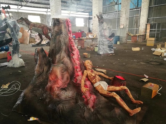 Bom preço Caixa de madeira Embalagem Casa Assombrada Decorações de Halloween A prova do vento Disponibilidade limitada on-line