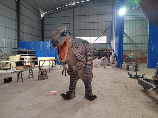 Costume de Dinossauro Real Jurassic Realista Costume de Dinossauro Caminhante