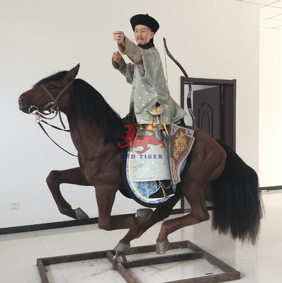 Figura de silicone personalizada realista em tamanho real, figura de cera, Museu de Cera, Salão Memorial