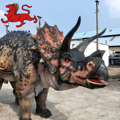 comprar Fantasia de Dinossauro Triceratops Animatrônico com Pernas Escondidas para Parques Temáticos online manufacture