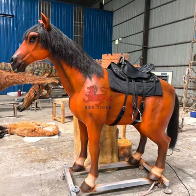 comprar Kids Playground Animatronic Horse Ride For Theme Park Attractions online manufacture