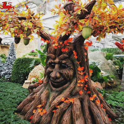 Good price Grande Jardim Animatrônico Planta Escultura Decoração Parque Árvore Falante Para Venda on-line
