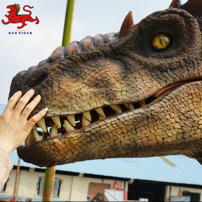 Traje de raptor realista animatrônico de alta interatividade com movimento/som