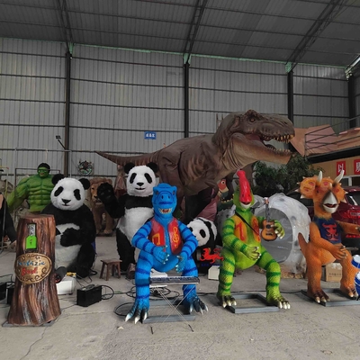 Dinâmico Realista Animatrônico Dinossauro Modelo Animado