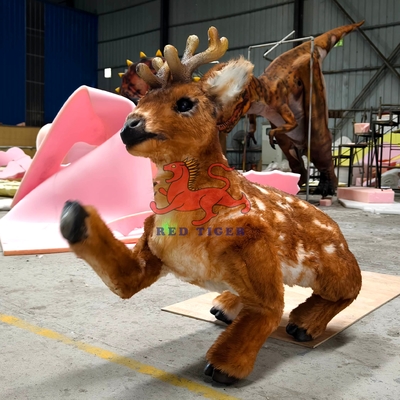 Novo Animatrónico Realista Com Controle Remoto Robô Caminhador Animal Renas Robô Cão