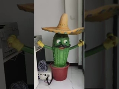 Parque temático Cartoon Animatronic Plant Cactus de alta qualidade para venda