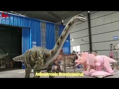 Dinossauro Brontossauro Realista Animatrónico Para Equipamento de Entretenimento
