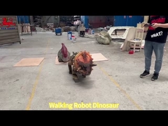 Novo Animatrónico Realista Robot Caminhador Dinossauro Cão Robô Controle Remoto