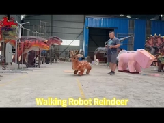 Novo Animatrónico Realista Com Controle Remoto Robô Caminhador Animal Renas Robô Cão