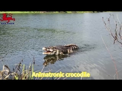 Novo Crocodilo Robô de Natação com Controle Remoto e Animatrônico Realista