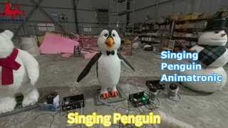 Cantando Penguin Animatronic Fun para Parques