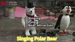 Urso polar cantante animatrônico à venda